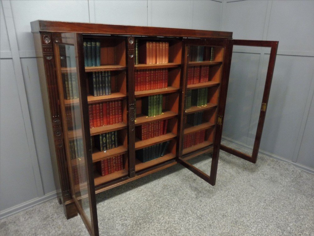 EDWARDIAN MAHOGANY BOOKCASE View VIII