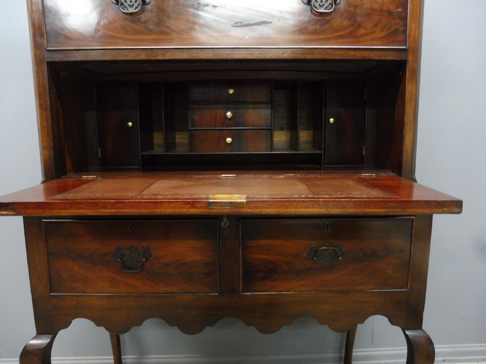 EDWARDIAN MAHOGANY SECRETAIRE CHEST View IV