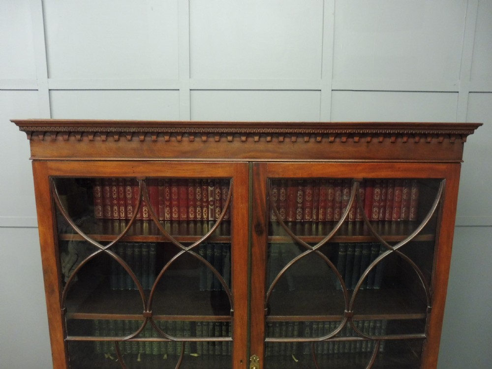LARGE 19TH CENTURY MAHOGANY BOOKCASE View IV