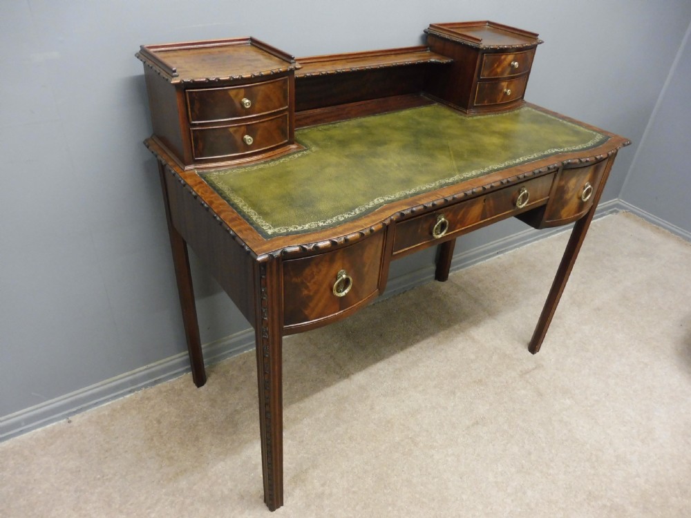 EDWARDIAN MAHOGANY DESK