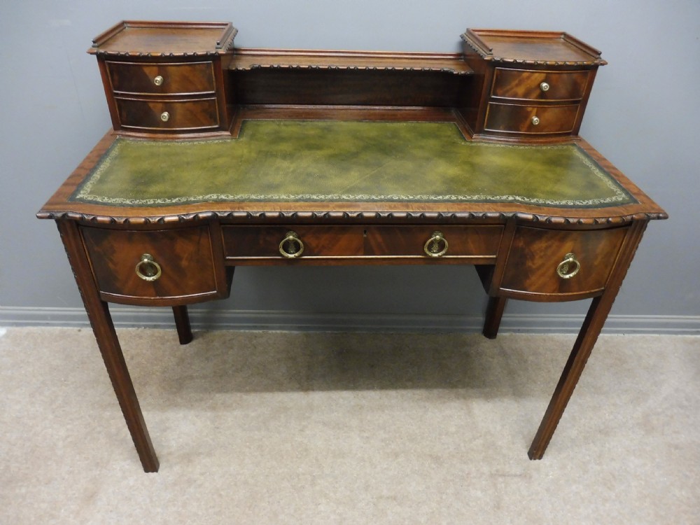 EDWARDIAN MAHOGANY DESK View II