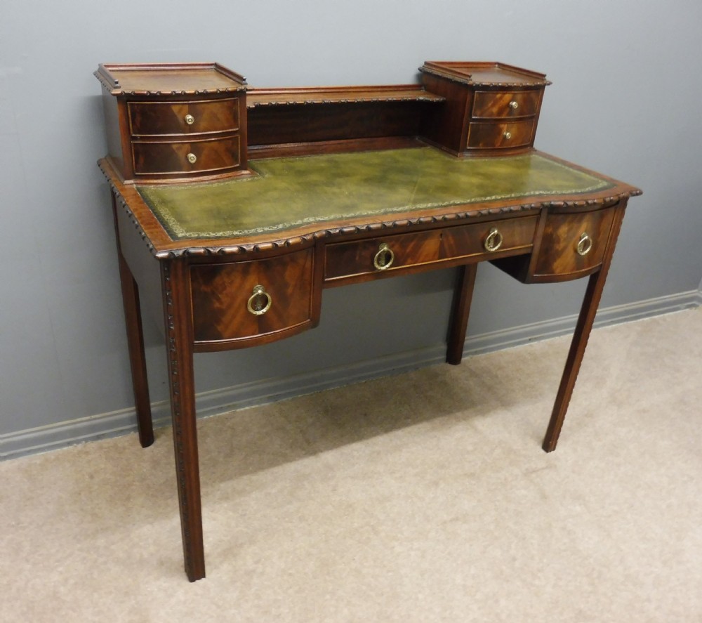 EDWARDIAN MAHOGANY DESK View IV