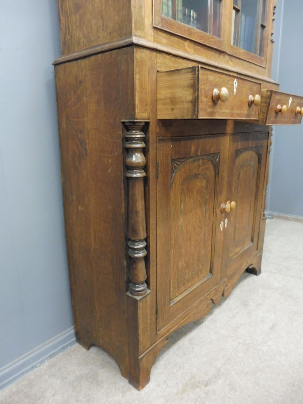 VICTORIAN COUNTRY HOUSE BOOKCASE View X