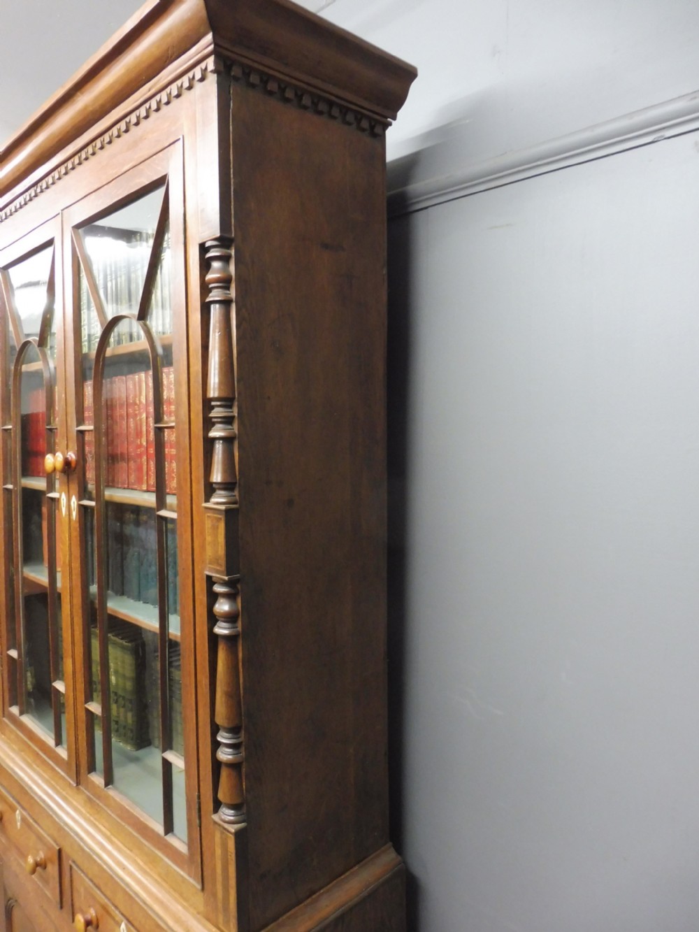 VICTORIAN COUNTRY HOUSE BOOKCASE View XV
