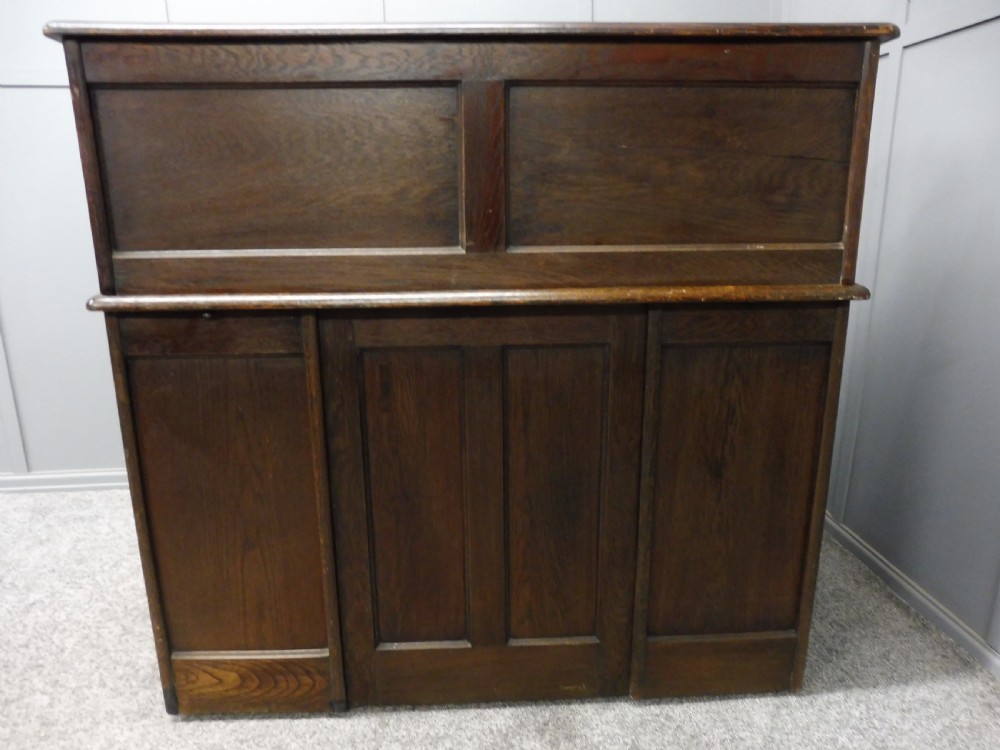 EDWARDIAN OAK ROLL TOP DESK View IX