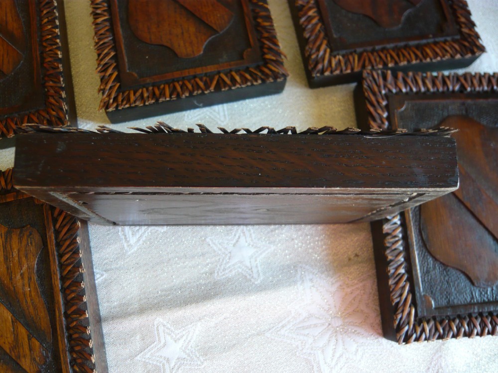 Heraldic oak carved panels x 8  View IV