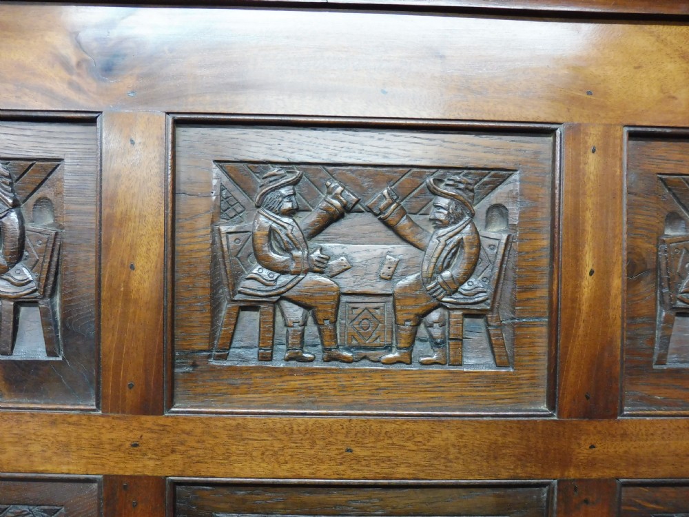 CARVED STORY PANEL BY LOUIS WHITE   (THE ROAD TO RUIN) View III