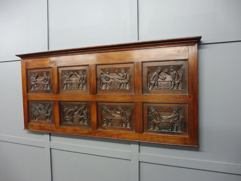 CARVED STORY PANEL BY LOUIS WHITE   (THE ROAD TO RUIN) View XI
