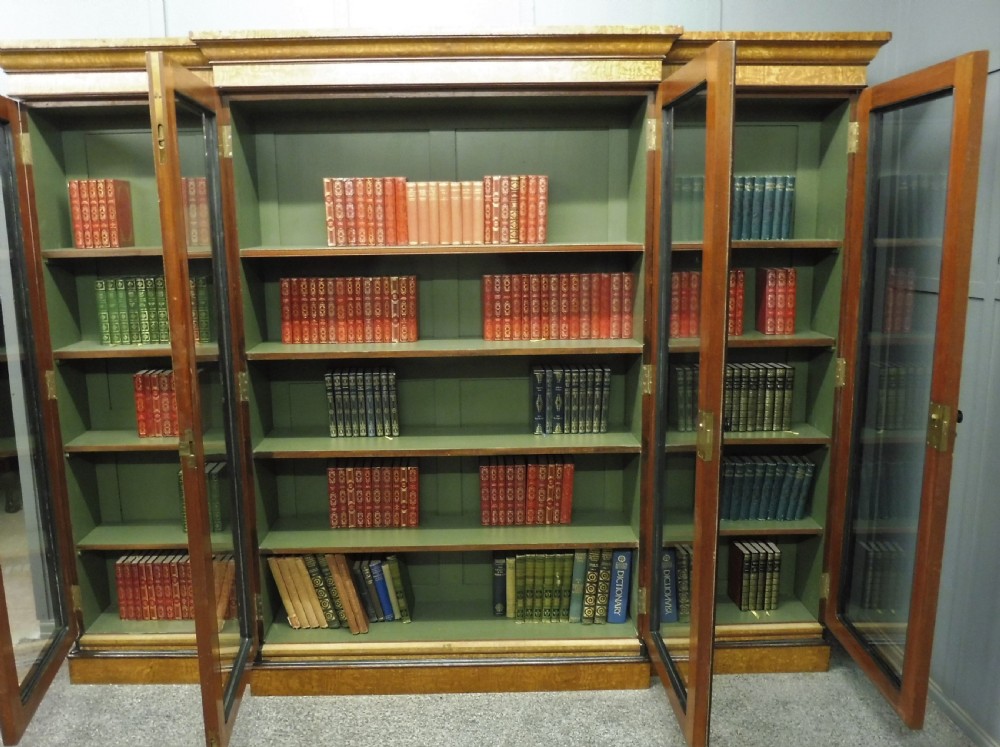 LARGE HUNGARIAN ASH 4 DOOR BOOKCASE View XI