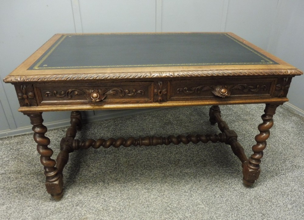 19TH CENTURY OAK DESK