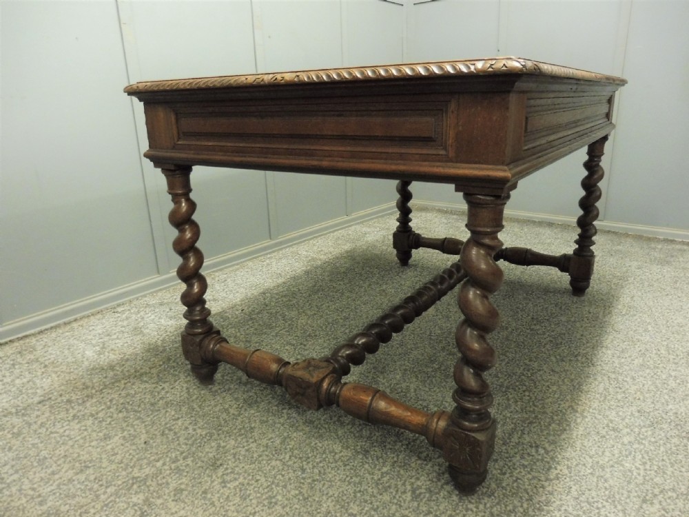 19TH CENTURY OAK DESK View VII