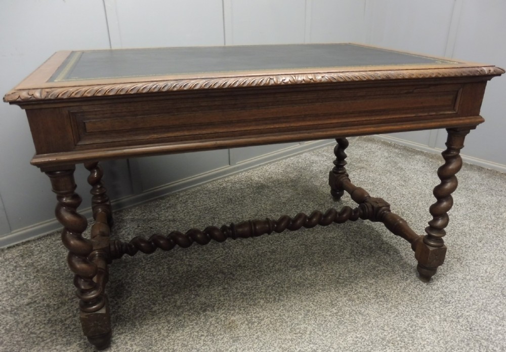 19TH CENTURY OAK DESK View VIII