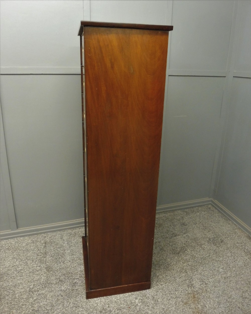 19TH CENTURY MAHOGANY MILITARY STYLE CHEST View IX