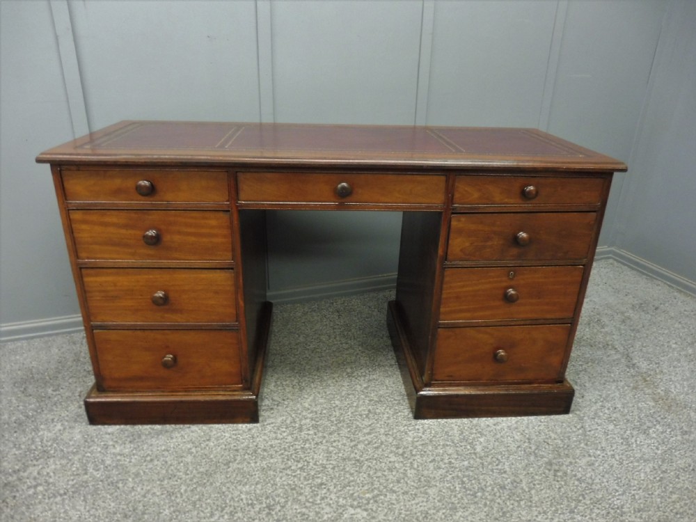 VICTORIAN MAHOGANY DESK View II