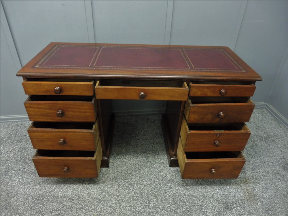 VICTORIAN MAHOGANY DESK View VIII