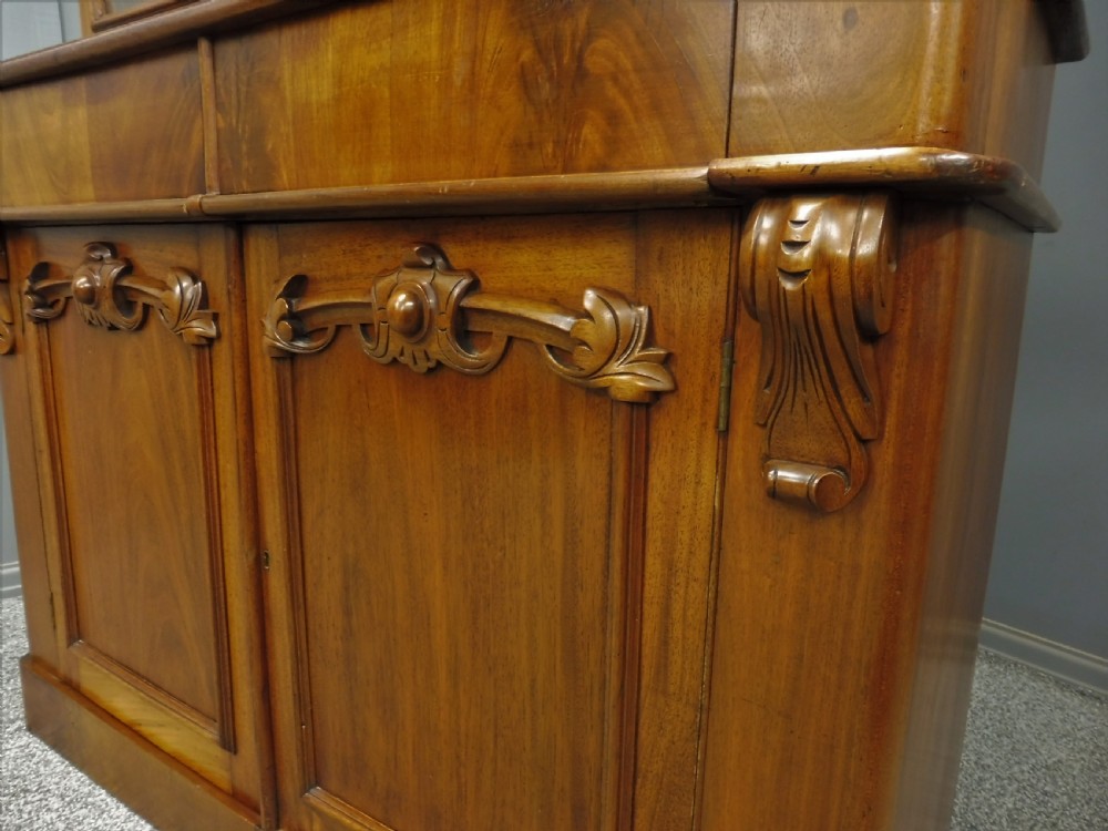 GOOD VICTORIAN MAHOGANY CABINET BOOKCASE  View XVI