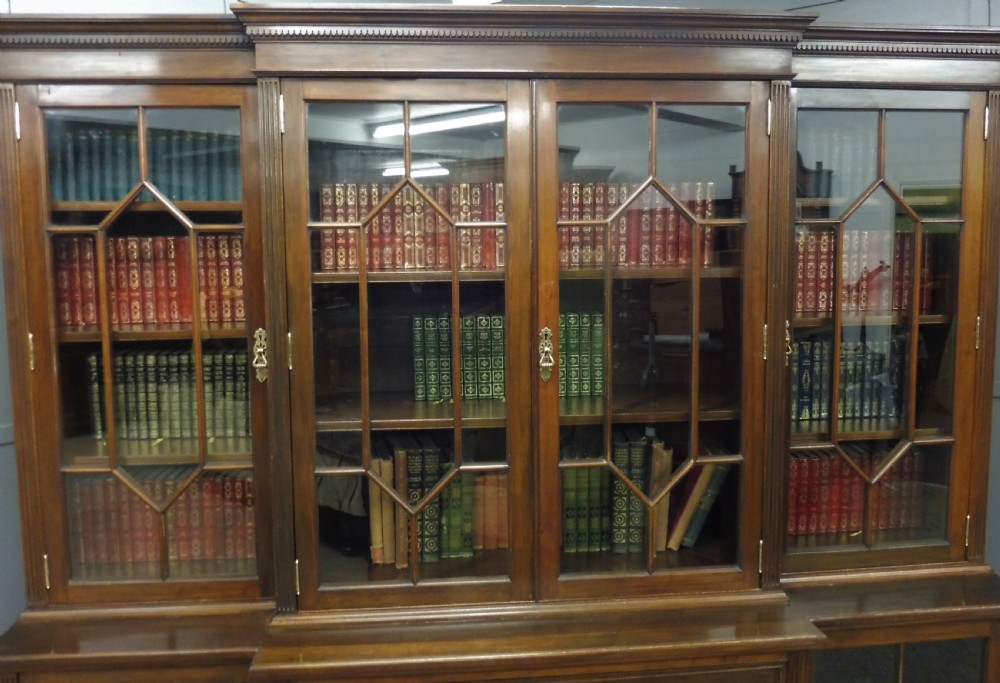 LARGE 19TH CENTURY MAPLE AND CO WALNUT BOOKCASE View IV