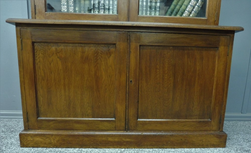 EDWARDIAN OAK BOOKCASE View VIII
