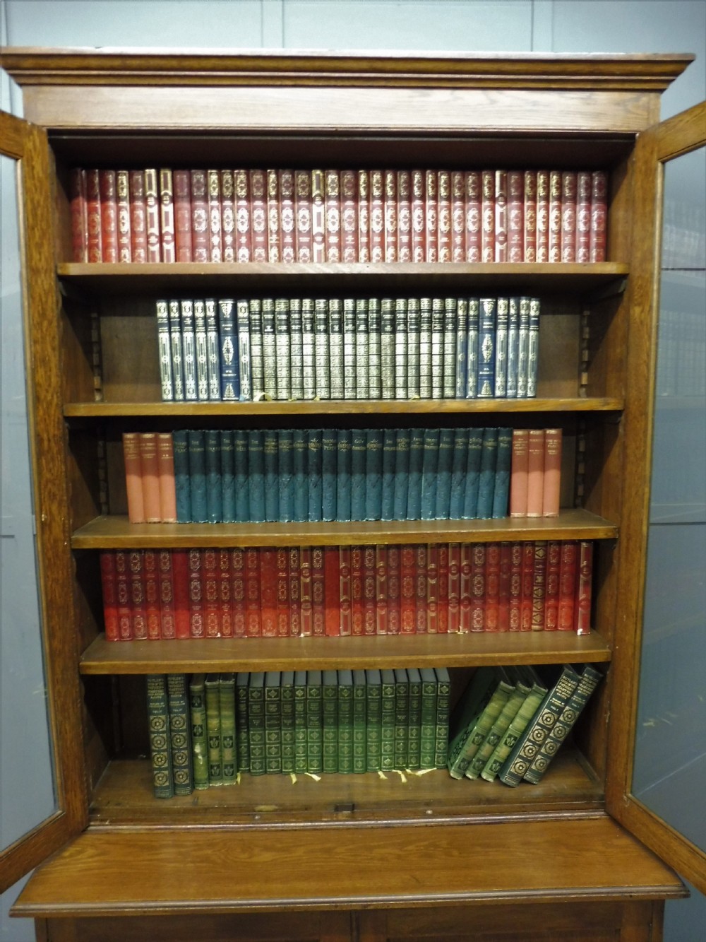 EDWARDIAN OAK BOOKCASE View X