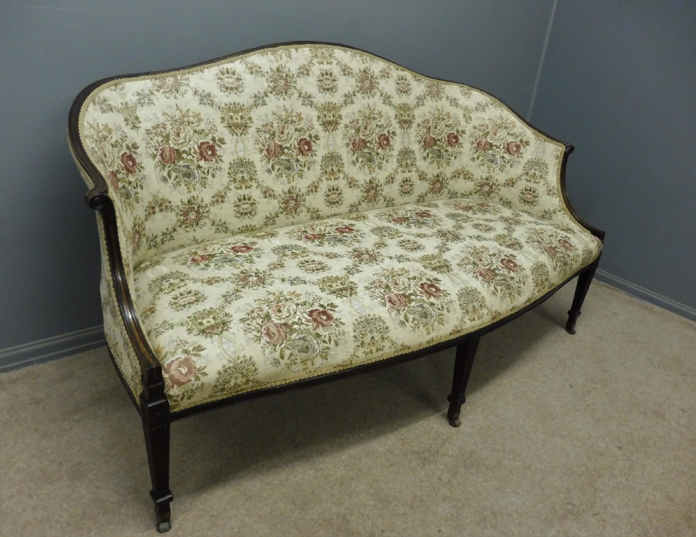 ANTIQUE FRENCH MAHOGANY SOFA  View III