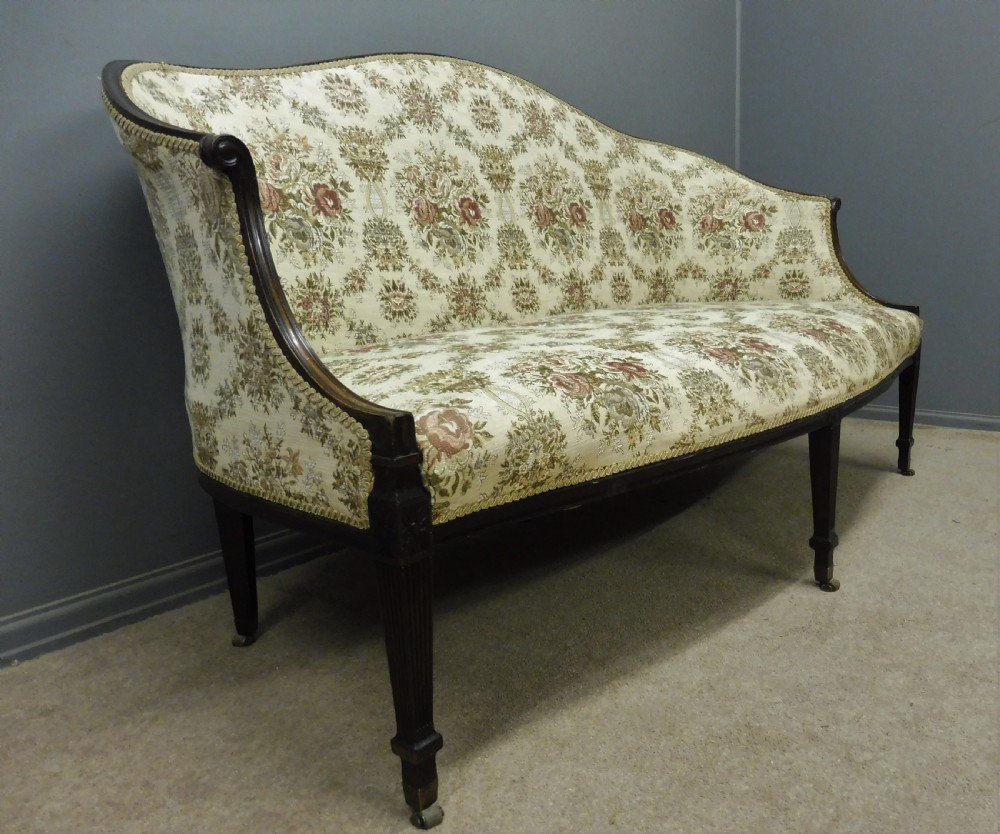 ANTIQUE FRENCH MAHOGANY SOFA  View IV
