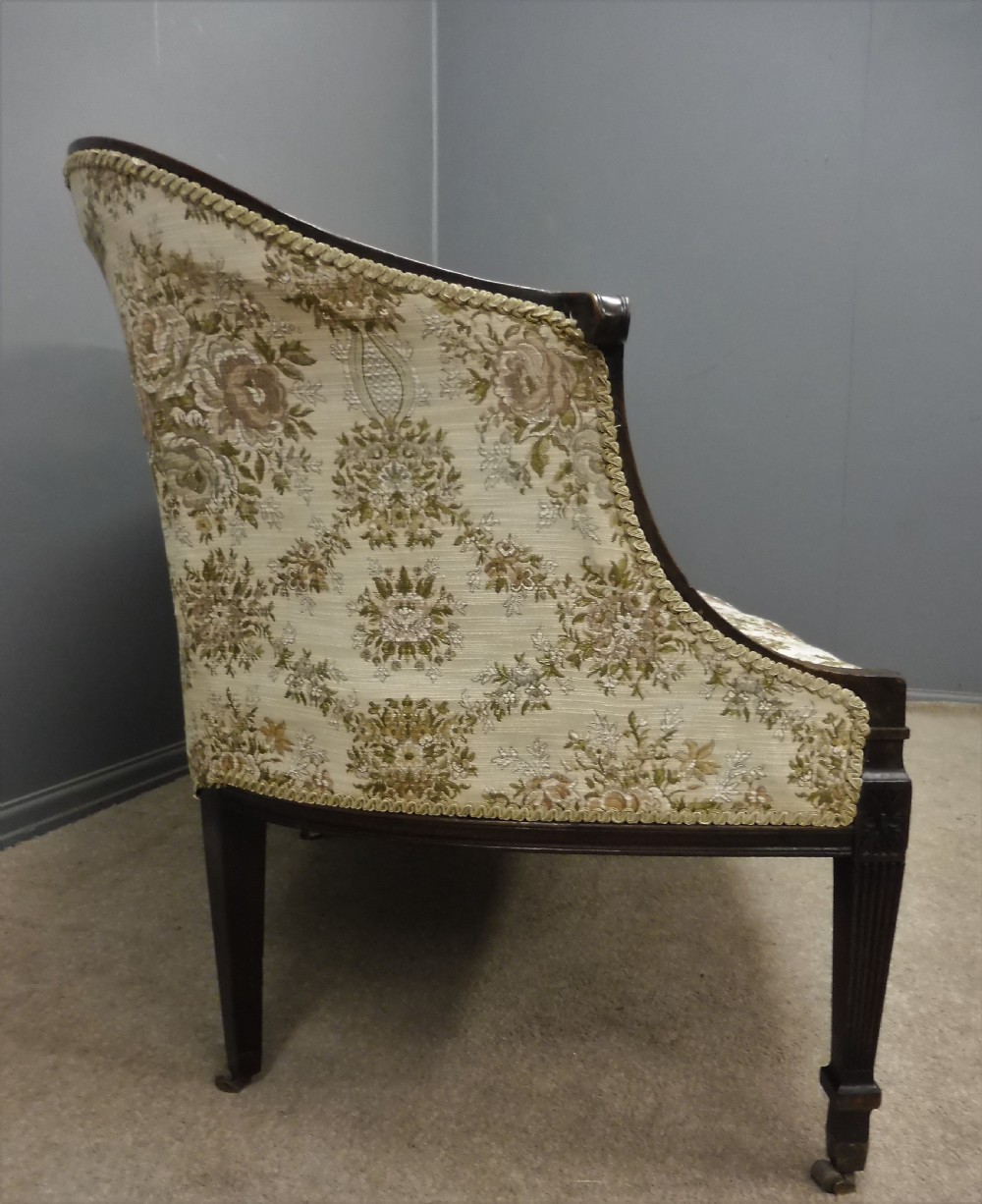ANTIQUE FRENCH MAHOGANY SOFA  View VII