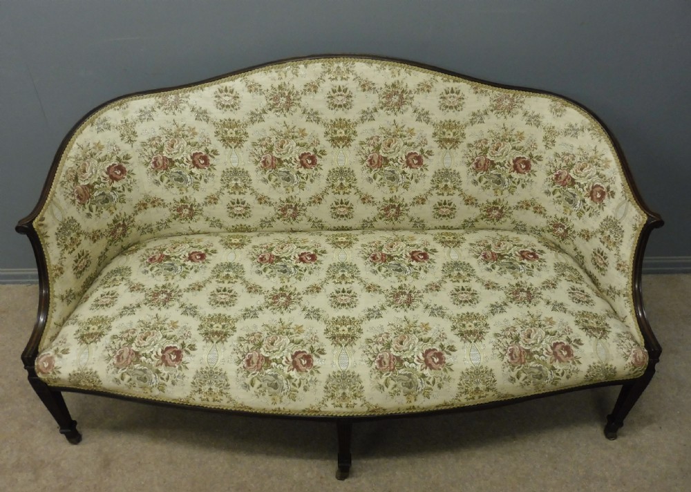 ANTIQUE FRENCH MAHOGANY SOFA  View VIII