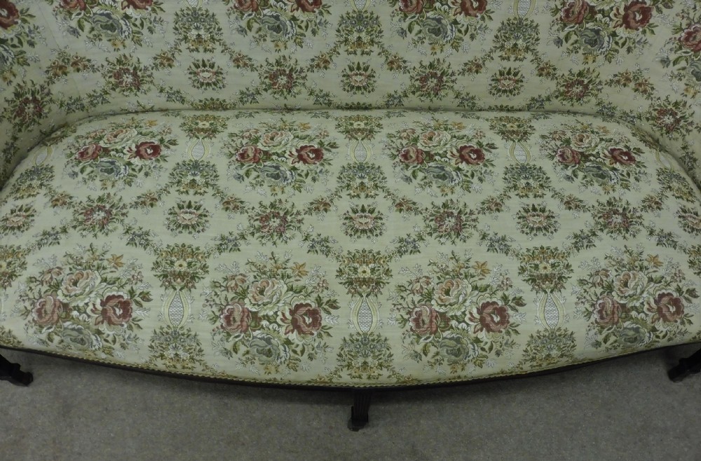 ANTIQUE FRENCH MAHOGANY SOFA  View IX