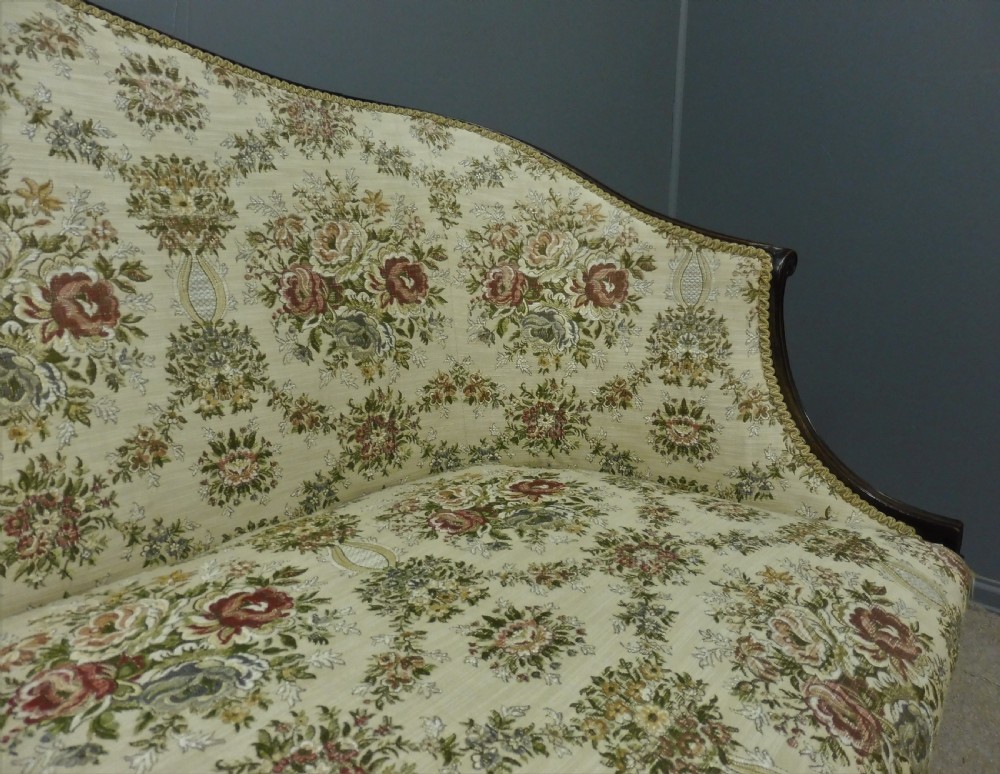 ANTIQUE FRENCH MAHOGANY SOFA  View XII