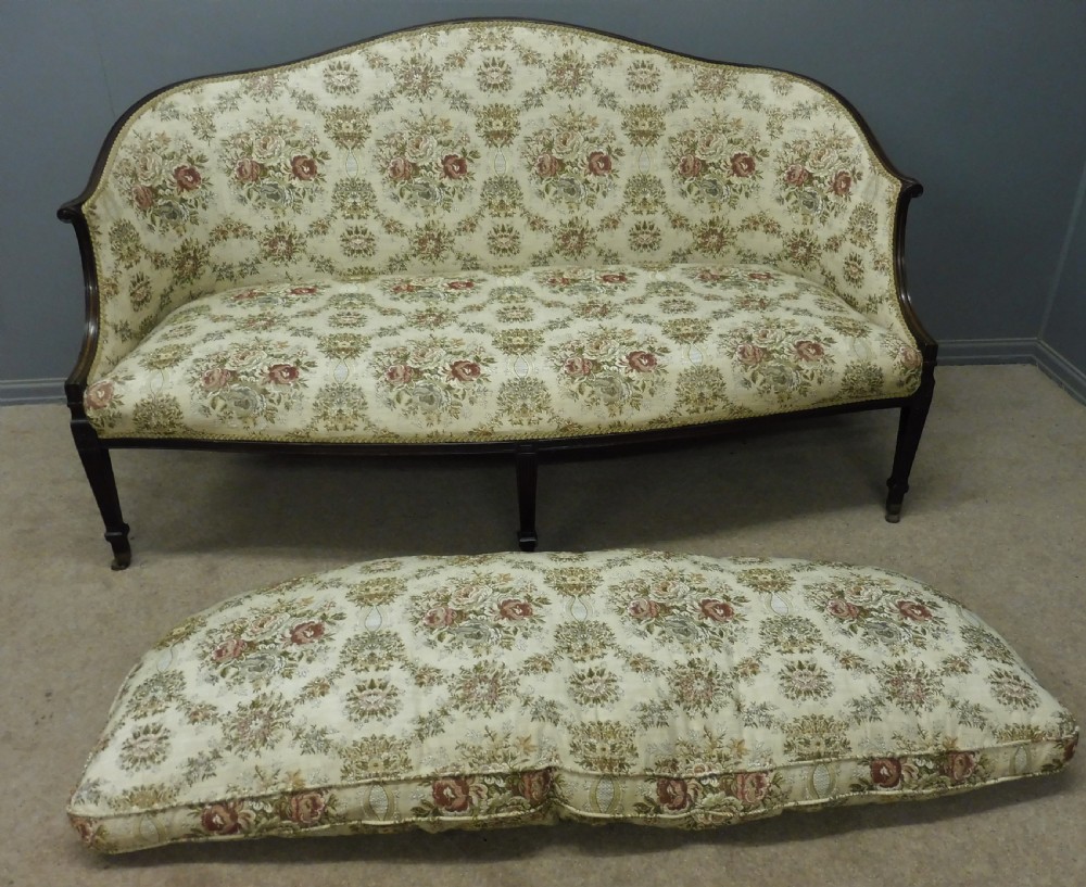 ANTIQUE FRENCH MAHOGANY SOFA  View XIV