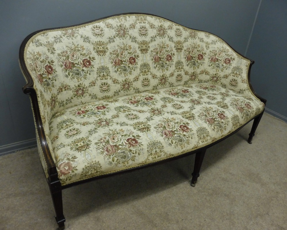 ANTIQUE FRENCH MAHOGANY SOFA  View XVI