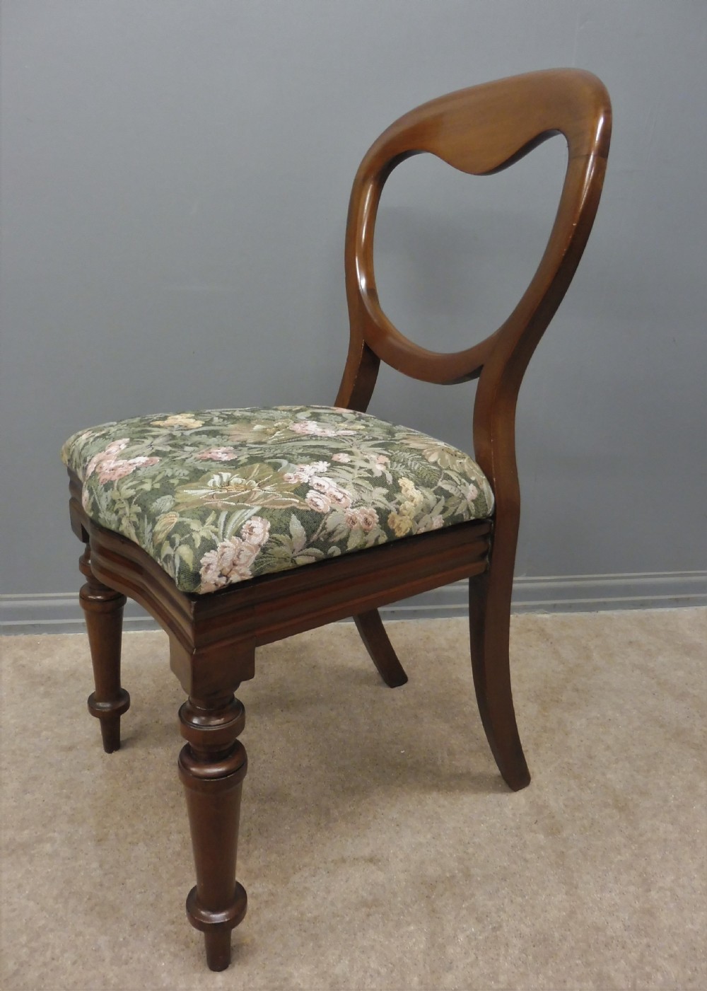 SET OF TEN VICTORIAN BALLOON BACK DINING CHAIRS RECOVERY INCLUDED IF REQUIRED View XIII
