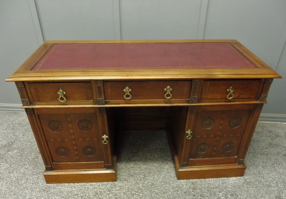 LATE VICTORIAN ARTS AND CRAFTS DESK View XVII