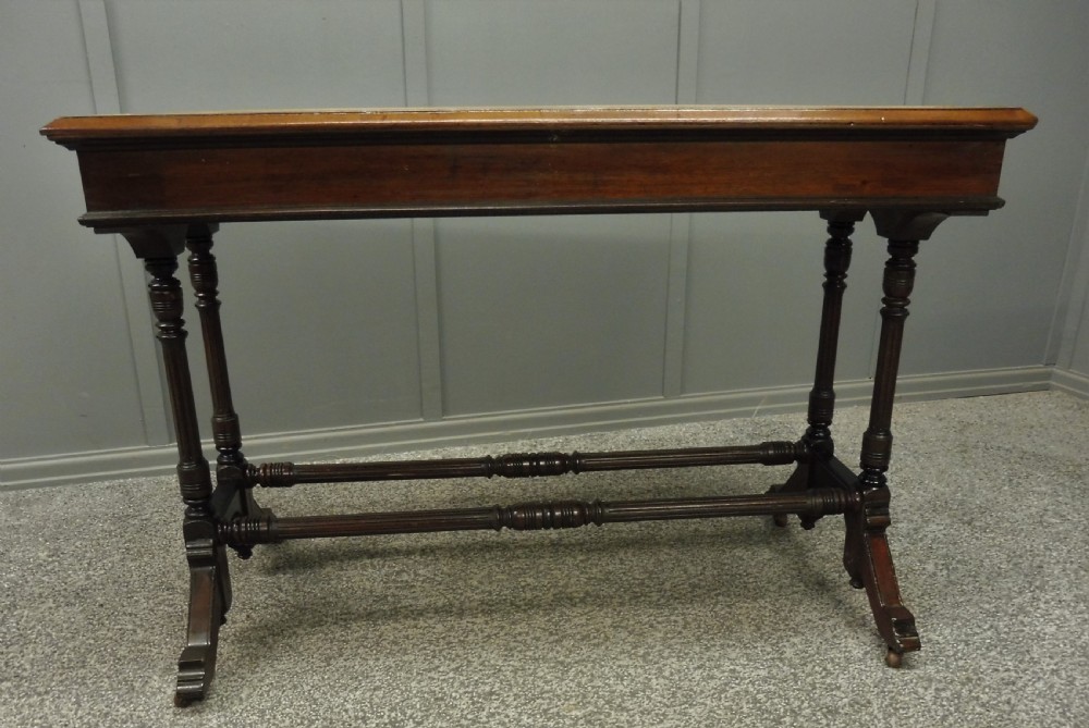 19TH CENTURY MAHOGANY WRITING TABLE View IX