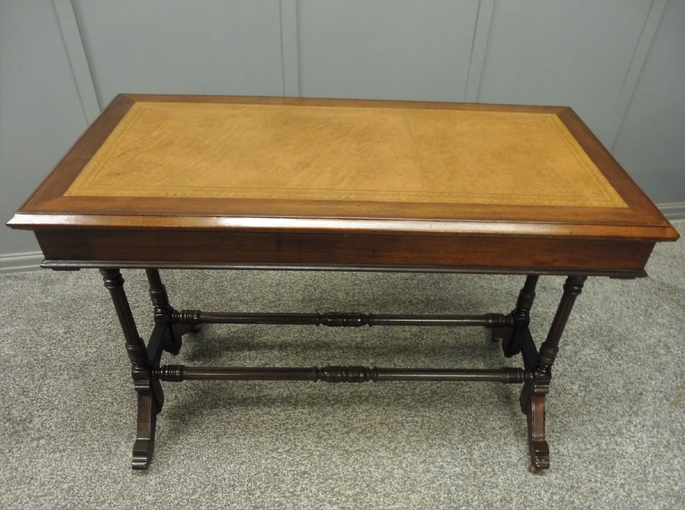 19TH CENTURY MAHOGANY WRITING TABLE View X