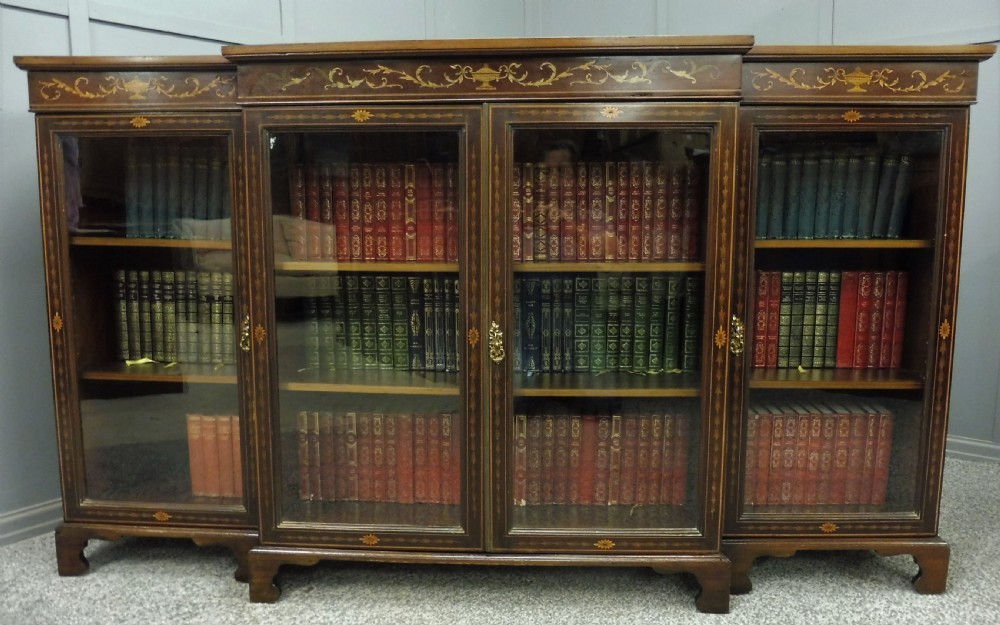 EDWARDIAN INLAID BOOKCASE View IV