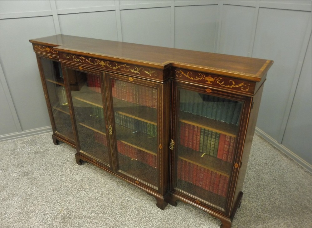 EDWARDIAN INLAID BOOKCASE View VI