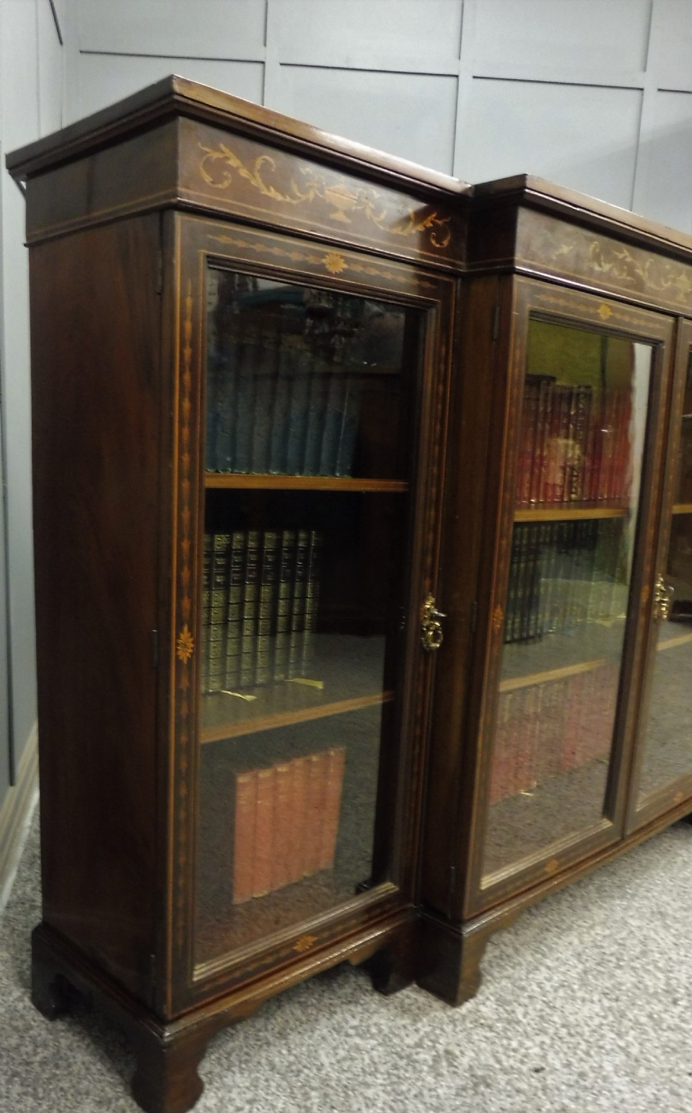 EDWARDIAN INLAID BOOKCASE View VIII