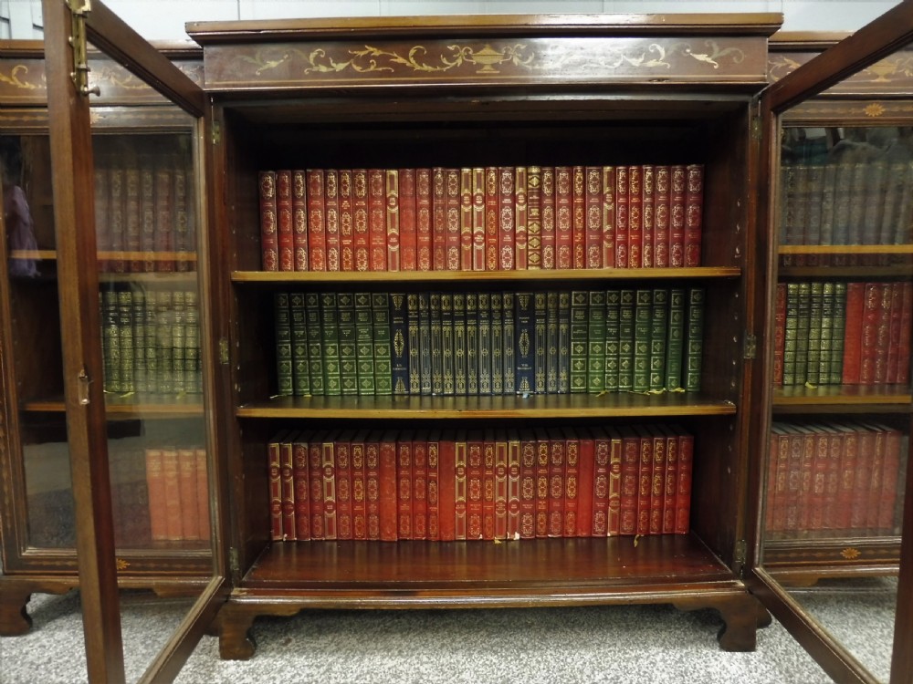 EDWARDIAN INLAID BOOKCASE View XII
