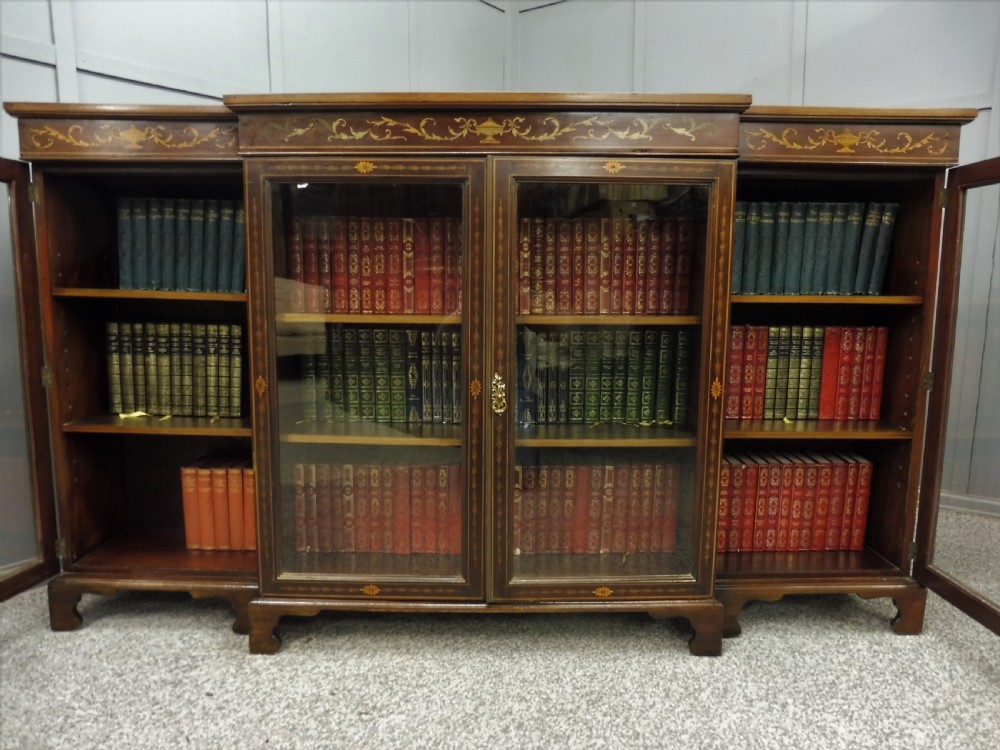 EDWARDIAN INLAID BOOKCASE View XIII