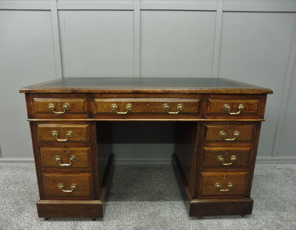 VICTORIAN OAK DESK View III
