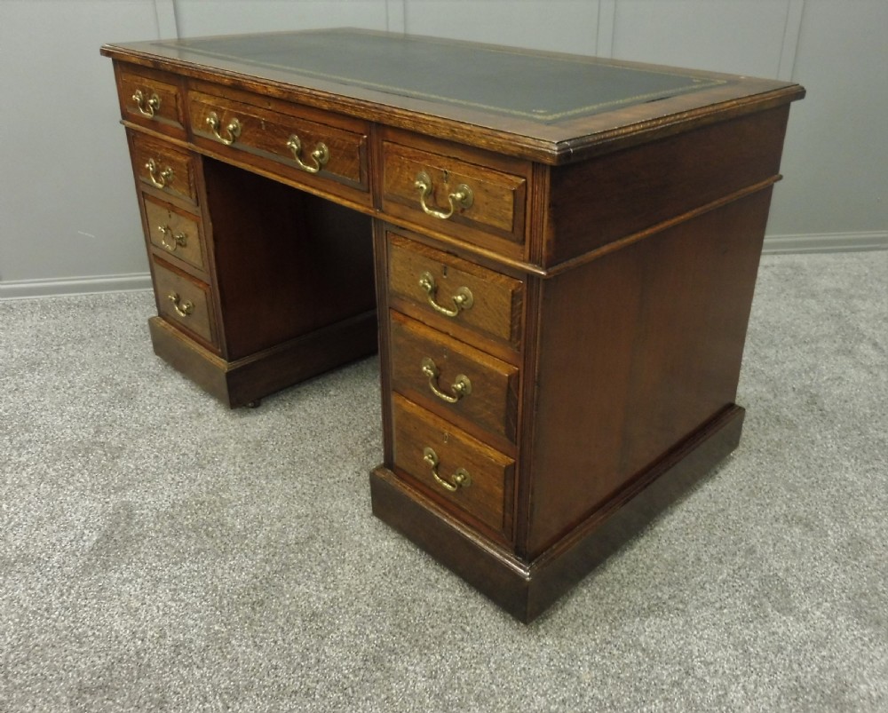 VICTORIAN OAK DESK View VIII