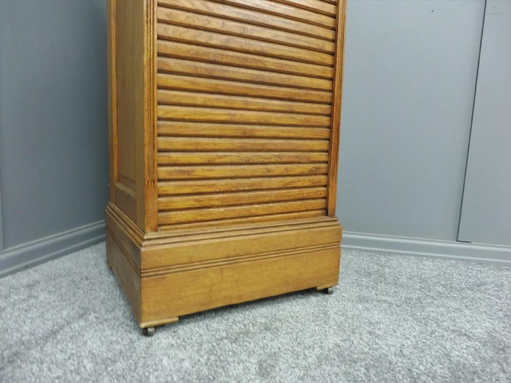BRITISH GOLDEN OAK EDWARDIAN FILING CABINET View VII