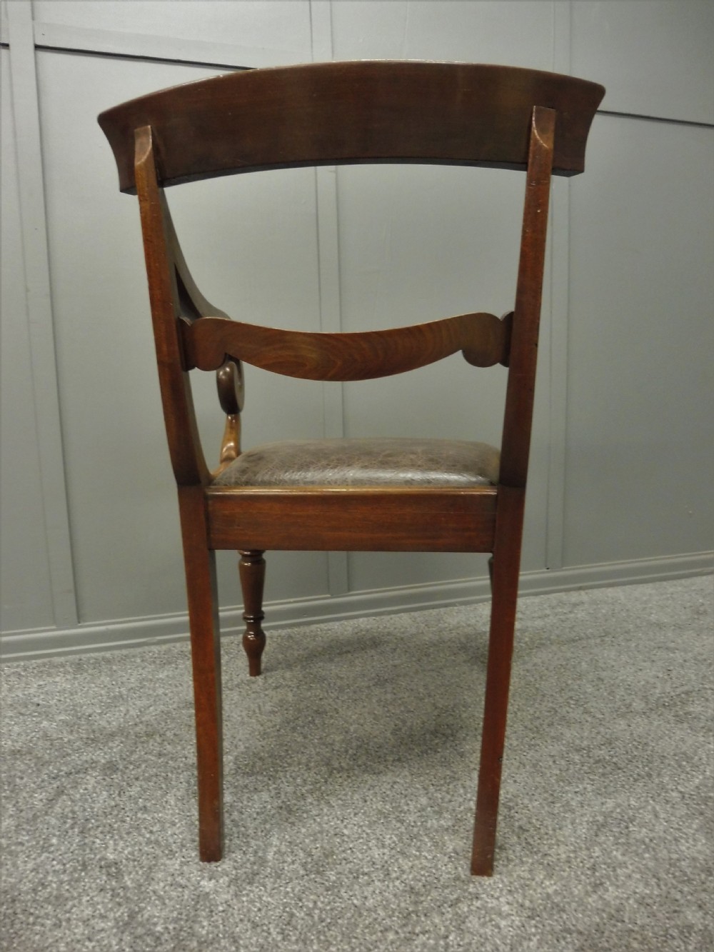 EARLY 19TH CENTURY MAHOGANY DESK CHAIR View IV