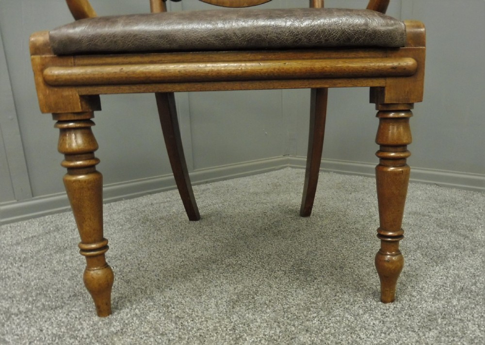 EARLY 19TH CENTURY MAHOGANY DESK CHAIR View VI