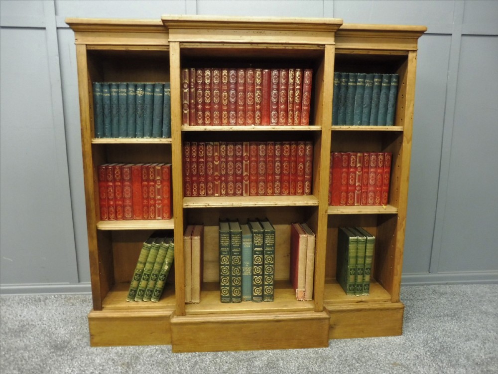 VICTORIAN PINE BOOKCASE View II