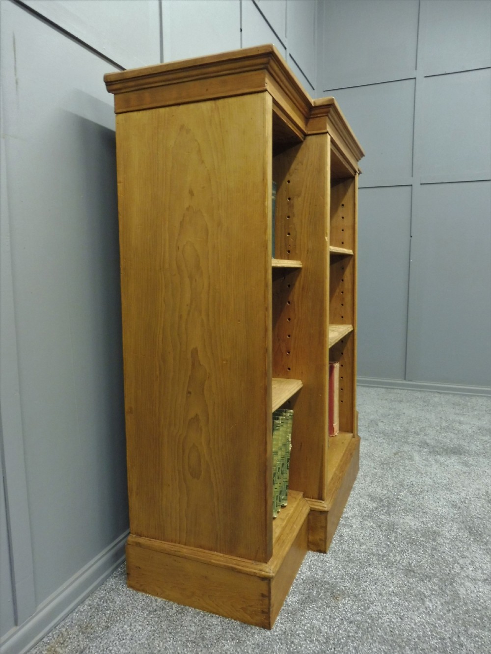 VICTORIAN PINE BOOKCASE View VIII