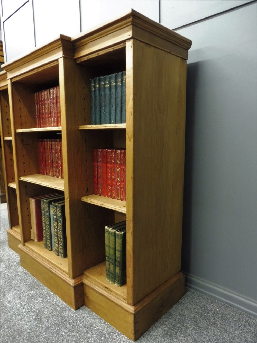 VICTORIAN PINE BOOKCASE View IX