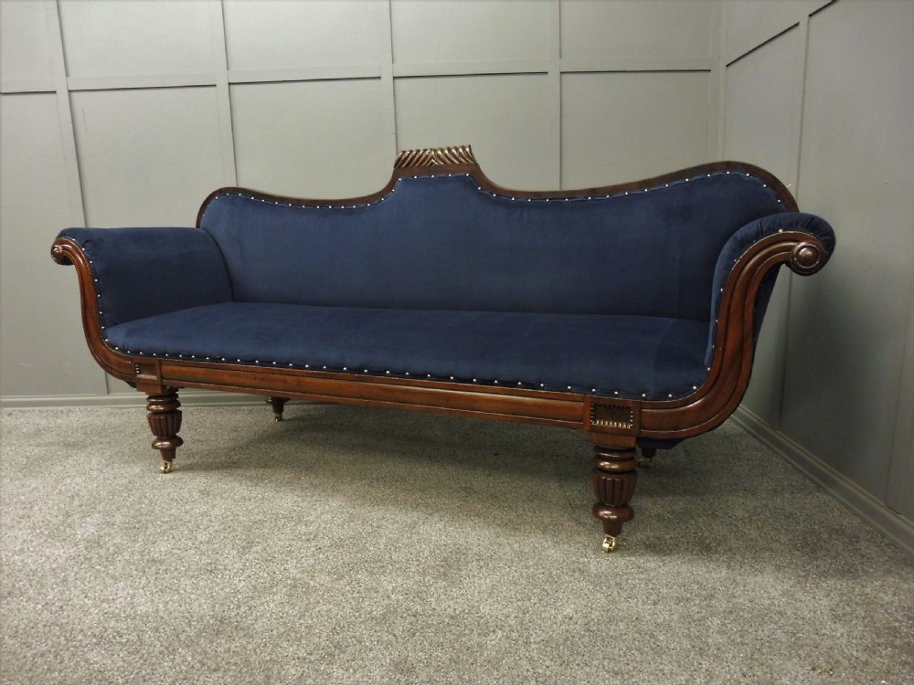 NEWLY UPHOLSTERED REGENCY SOFA