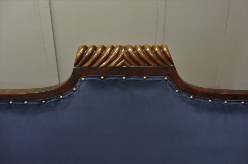 NEWLY UPHOLSTERED REGENCY SOFA View VII